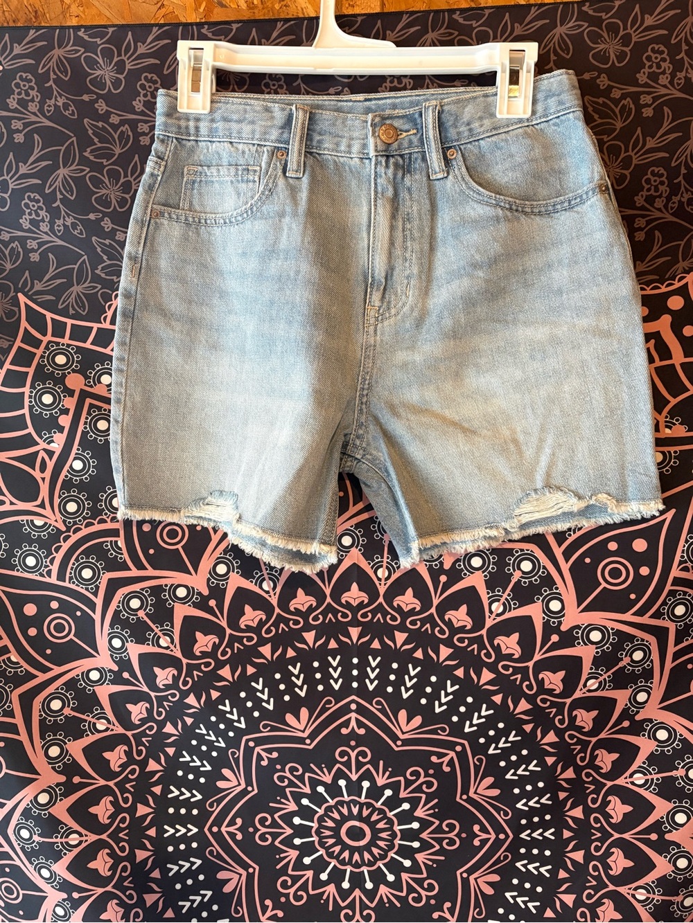 Old Navy Light Blue Denim Cutoff Shorts